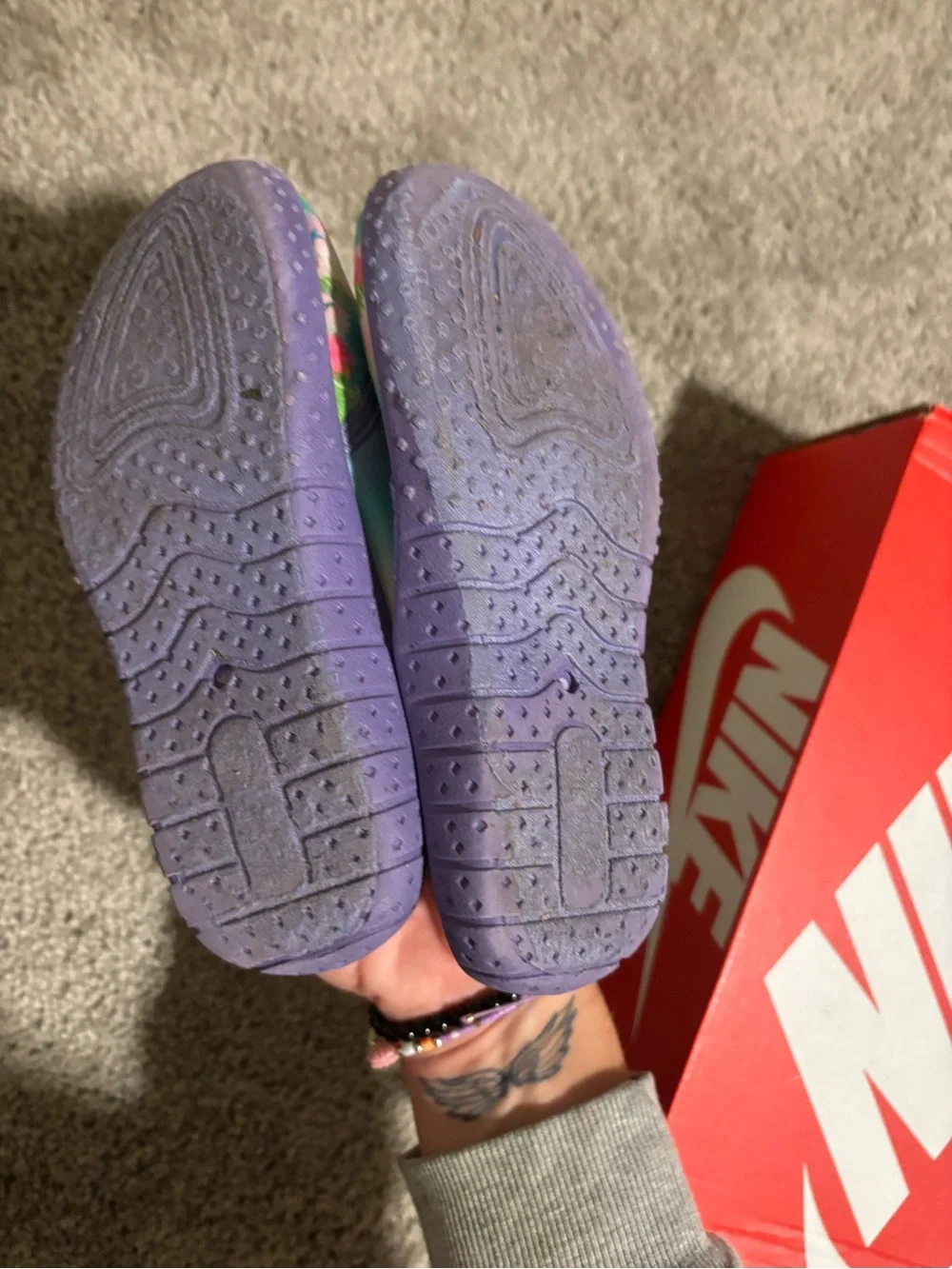 Girls' Mermaid Water Shoes - Purple and Pastel
